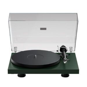 Pro-Ject Debut EVO platespiller i grønn finish med Pick it MM EVO pickup