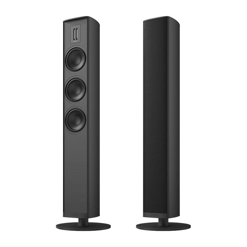 Piega Premium 701 Gen2 i sort sandblåst aluminium