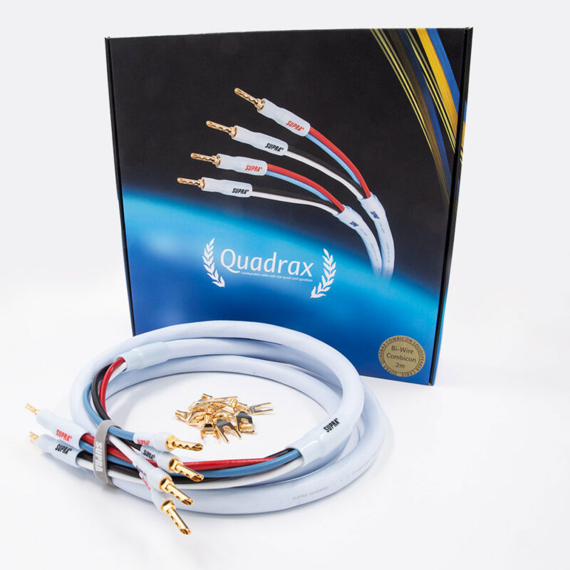 Supra Quadrax 4x2,0mm2 BI-WIRE Combicon