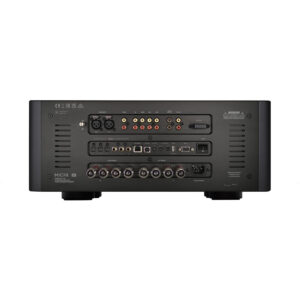 Tilkoblinger på baksiden av Michi S5 Series 2 integrert forsterker