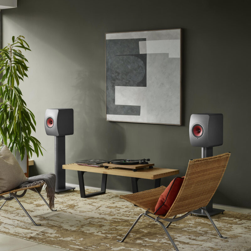 KEF LS50 Wireless II – inkl. KEF S2 Stands, Titan