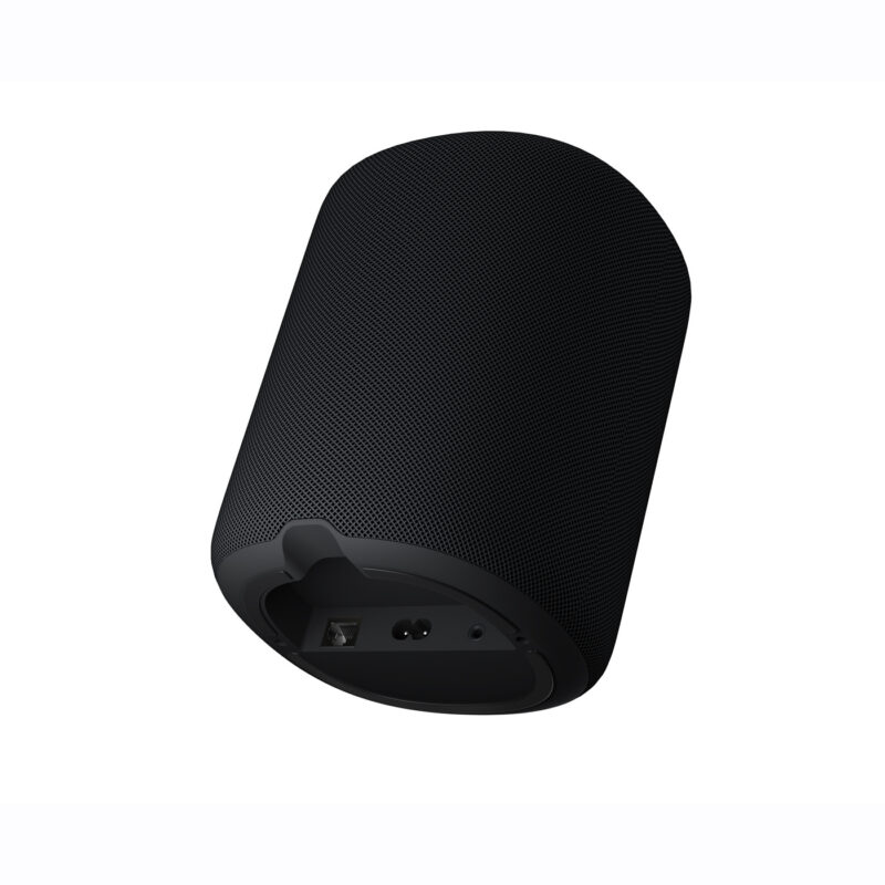 Tilkoblinger på undersiden av Wiim Sound