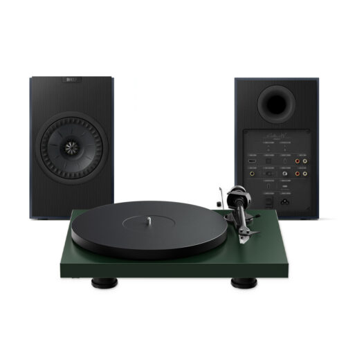 KEF-Coda-Wireless-med-Pro-Ject-Debut-Evo-2 Platespillerpakke med Pro-Ject Debut EVO 2 og KEF Coda Wireless