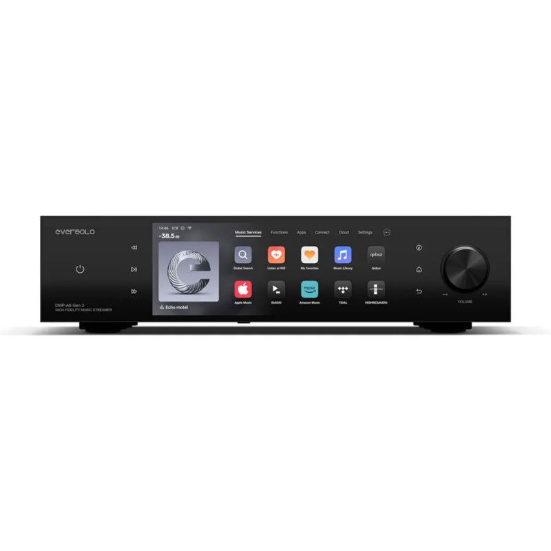Eversolo-DMP-A8-Master-Gen2-sort Eversolo DMP-A8 Gen 2 streamer DAC og forforsterker